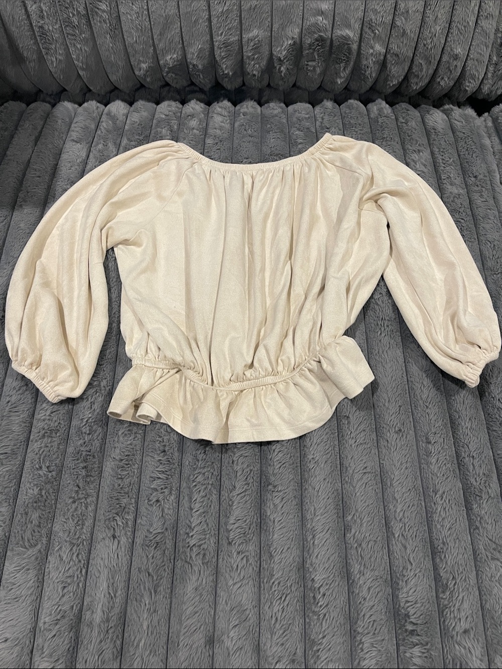 Cream Wide Leg Two-Piece Set - Picture 4 of 5